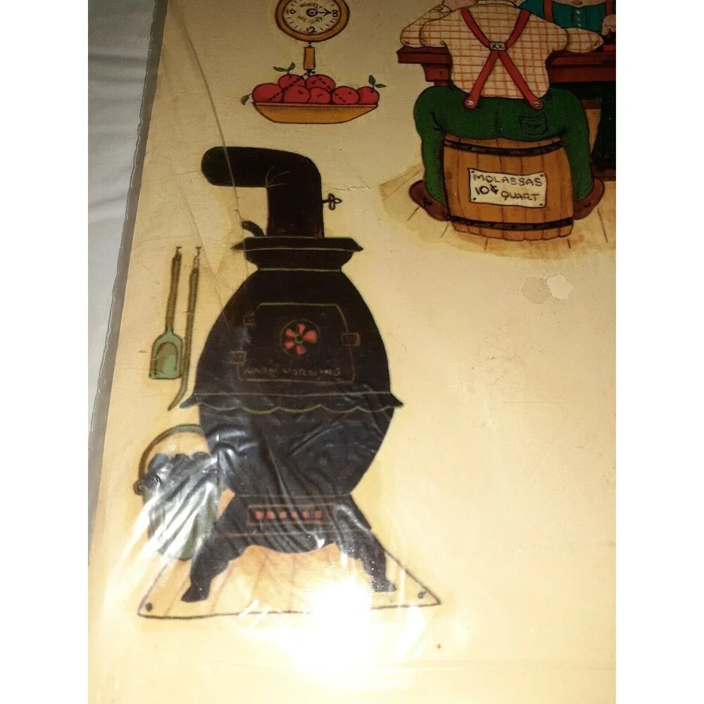 Pack Vintage Meyercord Decals Unopened  1535-A Country Store 1970’s